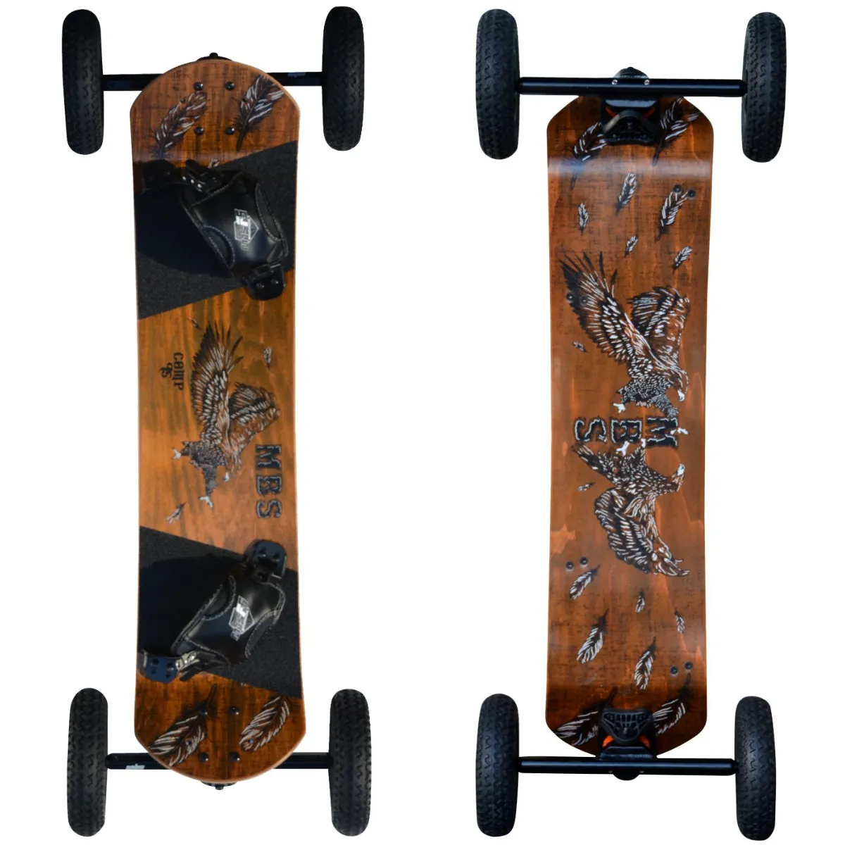 MBS Comp 95 Birds 44.6" Mountainboard Complete