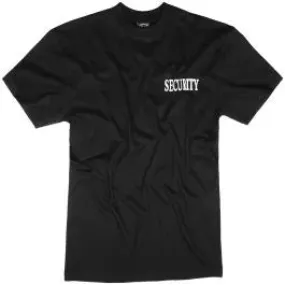 Mil-Tec Black Security T-Shirt