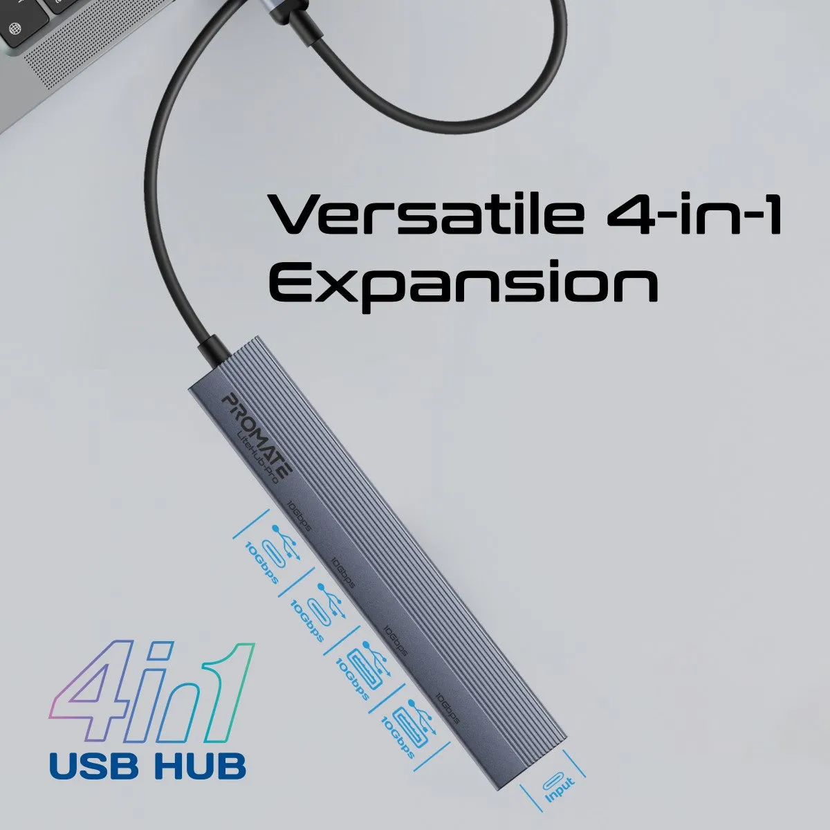 Multi-Port 10Gbps USB-C Data Hub