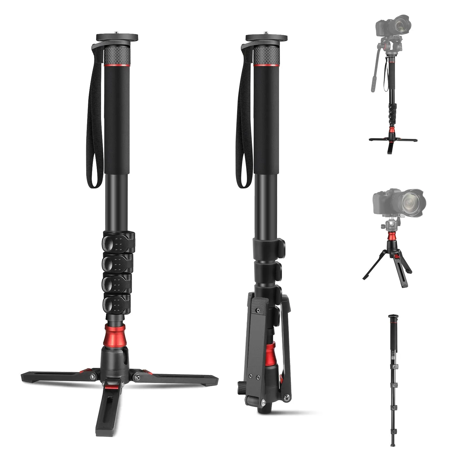 NEEWER TP21 169cm Professional Camera Monopod with Feet