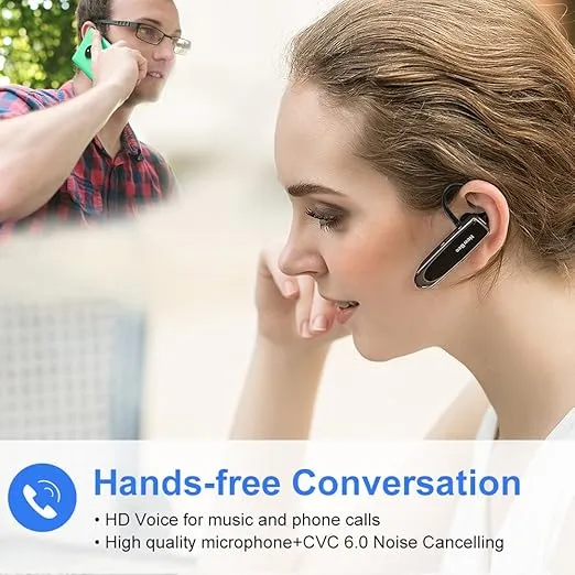 New Bee Handsfree Wireless Bluetooth Earpiece with Noise Cancelling