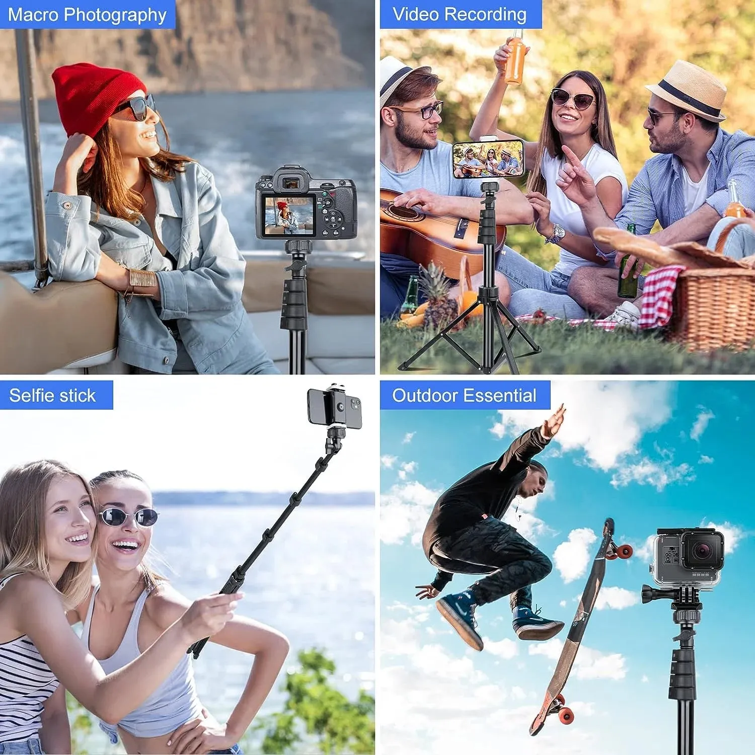 Phone Tripod & Selfie Stick Tripod Stand