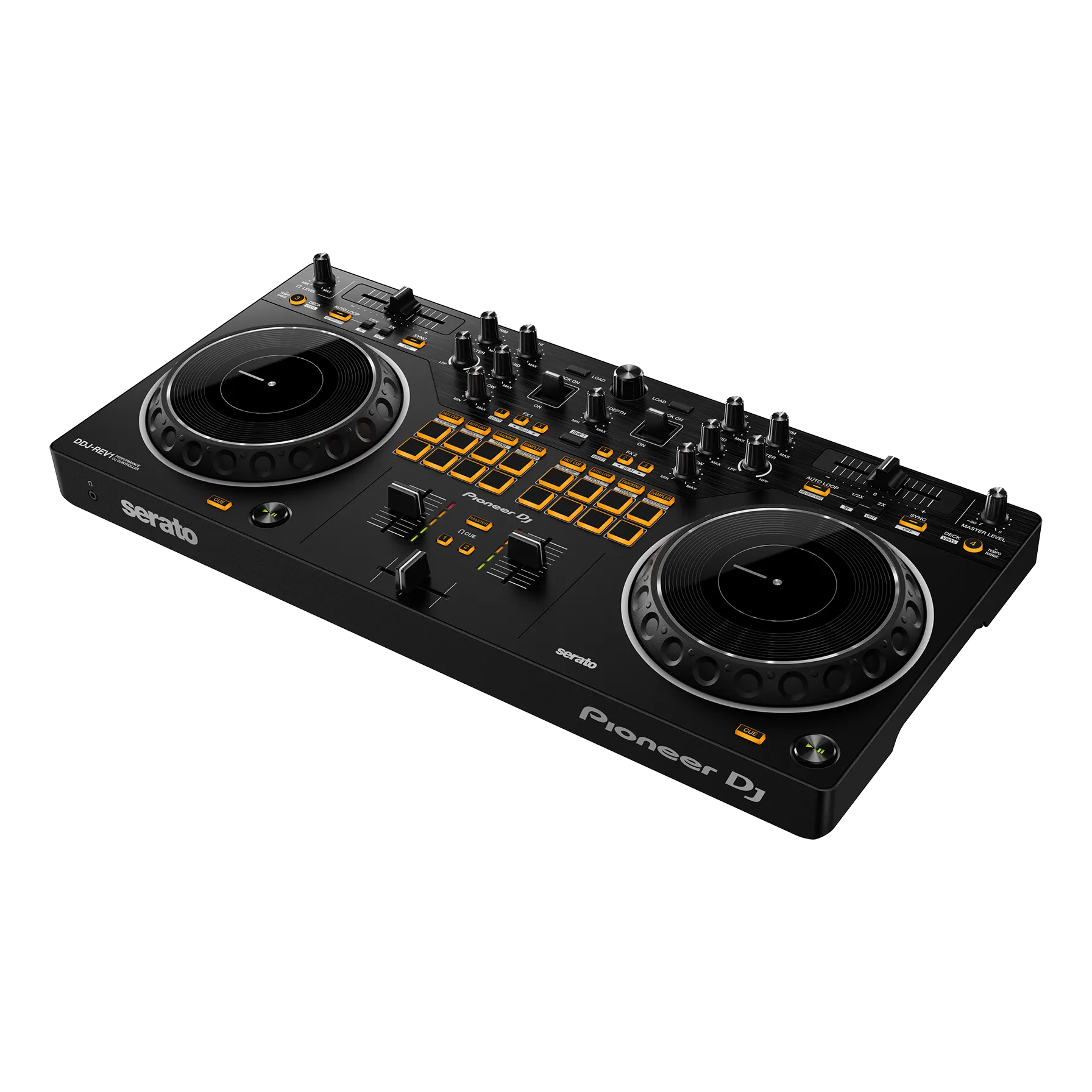 Pioneer DDJ-REV1 Scratch-Style 2-Channel DJ Controller for Serato DJ Lite, Black