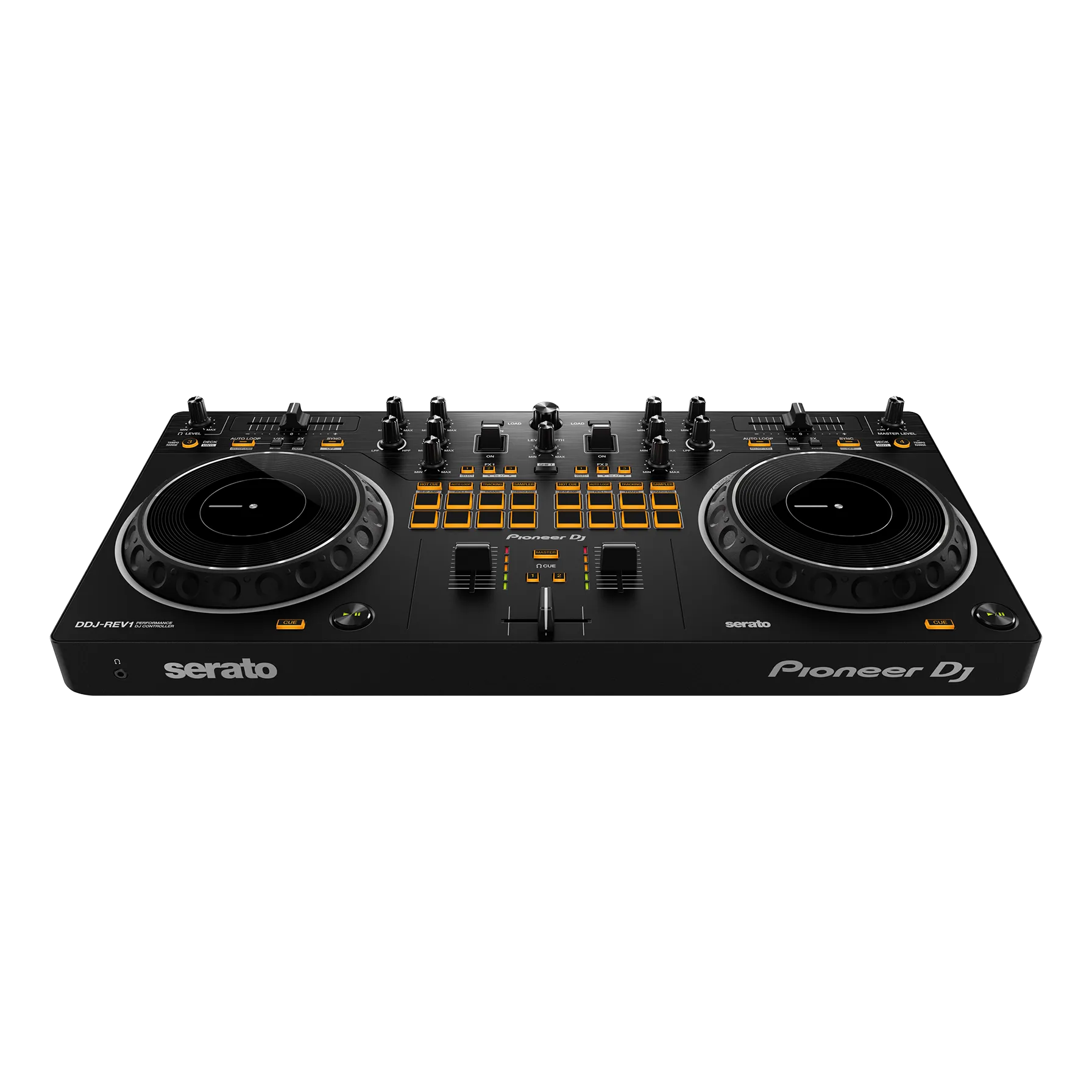 Pioneer DDJ-REV1 Scratch-Style 2-Channel DJ Controller for Serato DJ Lite, Black