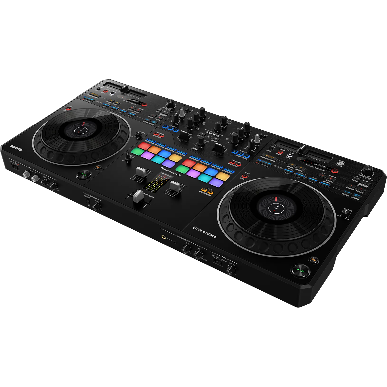 Pioneer DDJ-REV5 Scratch-Style 2-Channel Performance DJ Controller, Black