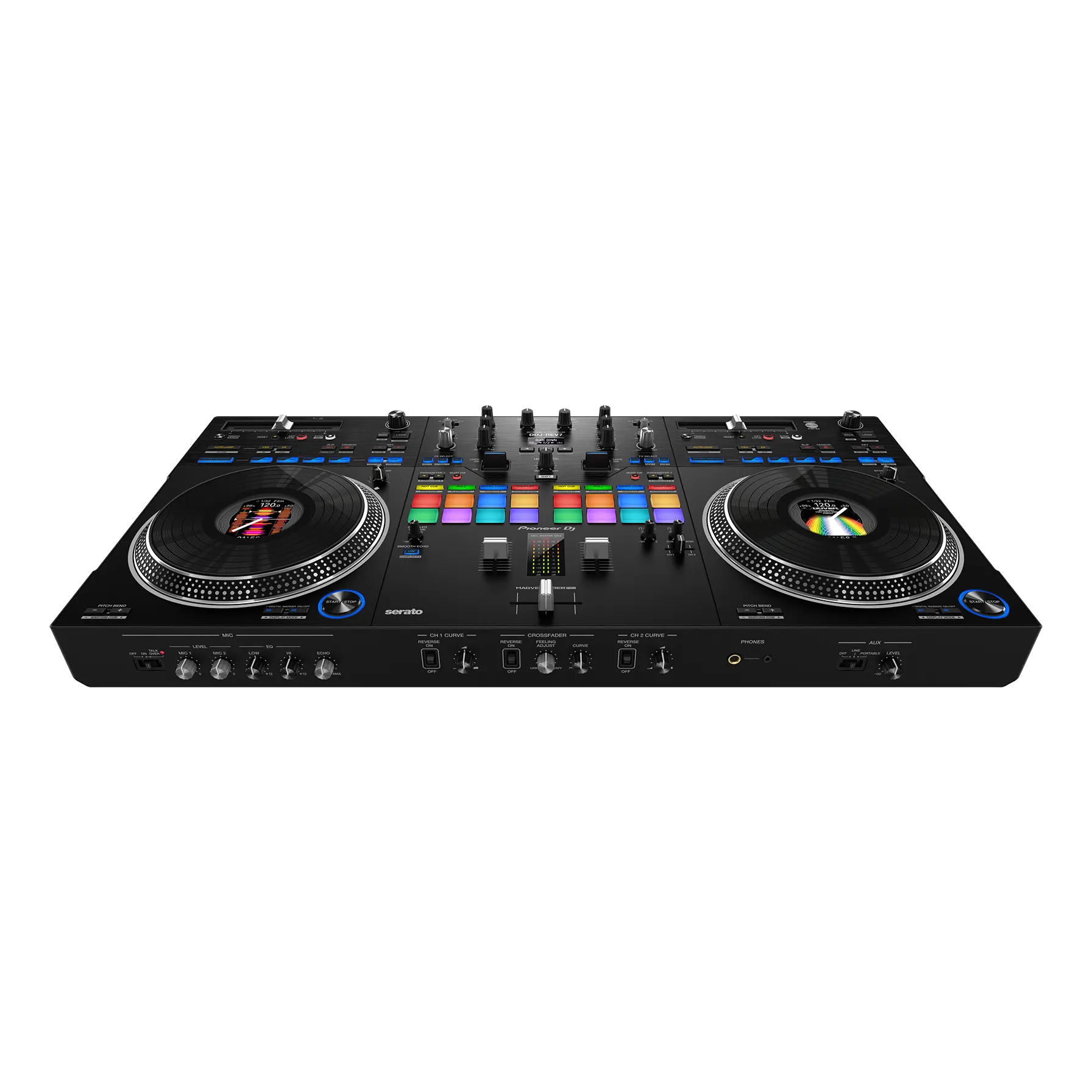 Pioneer DDJ-REV7 Scratch-Style 2-Channel Pro DJ Controller for Serato DJ Pro, Black