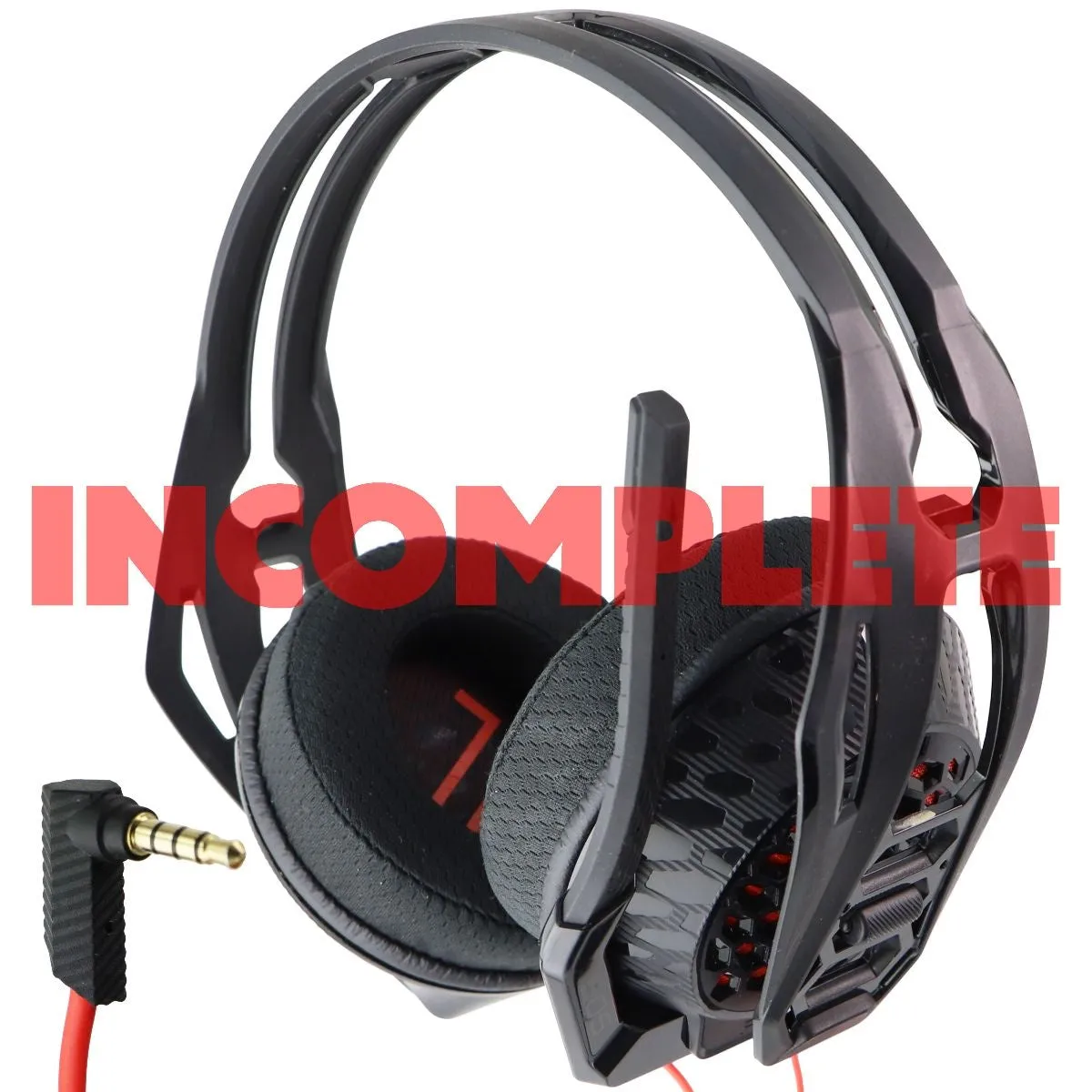 Plantronics - RIG 505 Lava Over-the-Ear Gaming Headset - Black/Orange