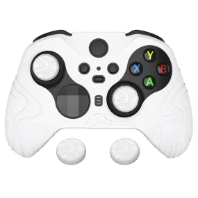 PlayVital Mountain Range Edition Silicone Cover with Thumb Grips for Xbox Elite Series 2 Controller & Xbox Elite Series 2 Core Controller - White - DVGE2P002