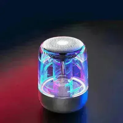 Portable Speakers Bluetooth Column Wireless Bluetooth Speaker Powerful Bass Radio with Variable Color LED Light