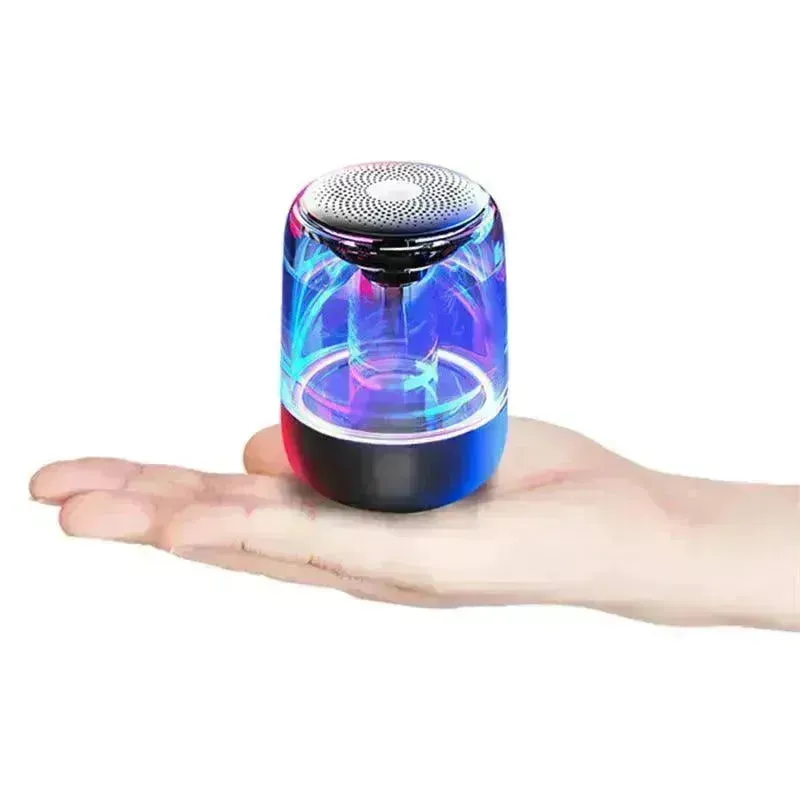 Portable Speakers Bluetooth Column Wireless Bluetooth Speaker Powerful Bass Radio with Variable Color LED Light