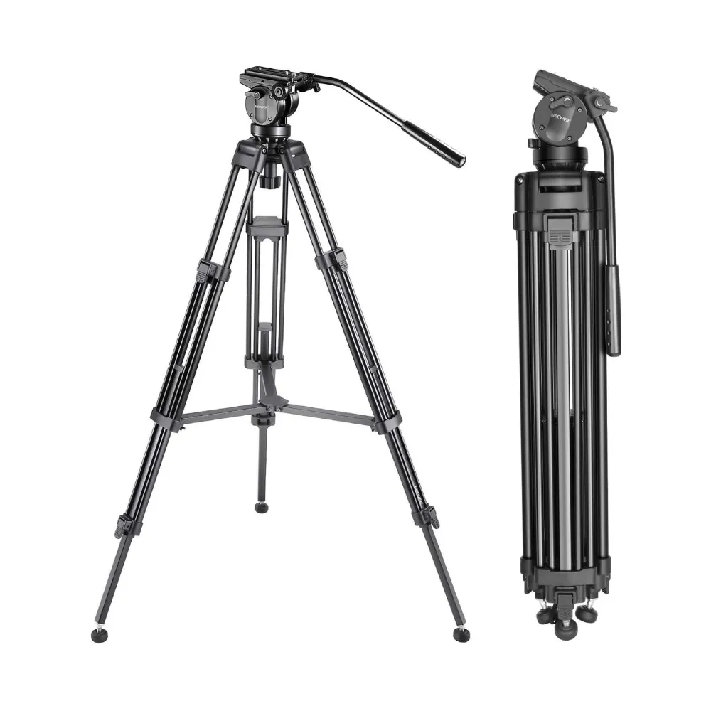 Professional Heavy Duty Height Adjustable Video Camera Tripod Gc193   Dp50