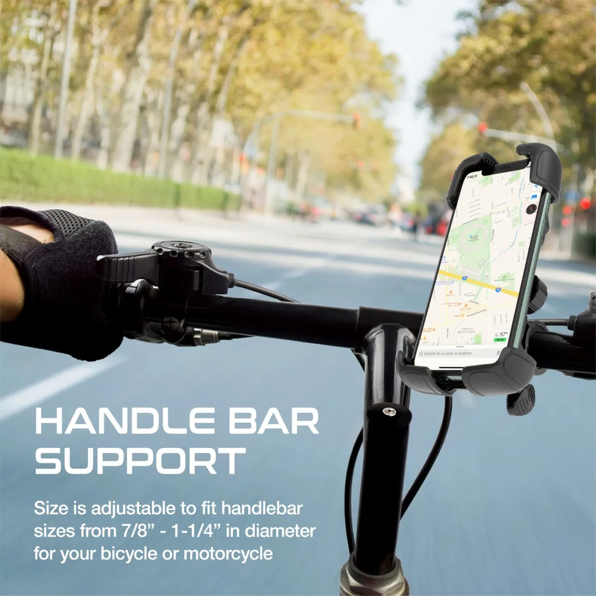 Quick-Clamp Bike Mount for Smartphones