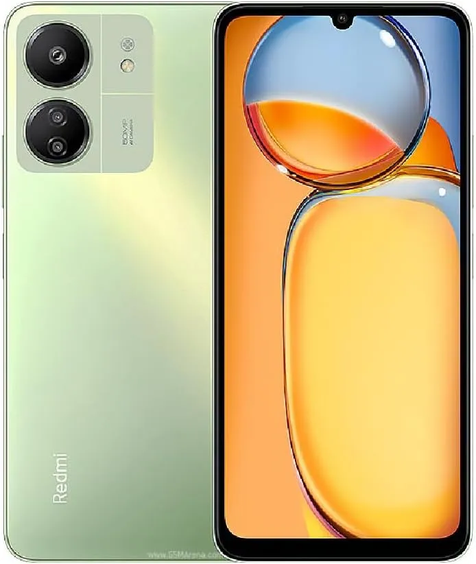 Redmi 13C Dual SIM Smartphone with 6GB RAM, 128GB ROM, 6.74-Inch Display, 4G Connectivity, High-Resolution Camera, Efficient Performance, Clover Green