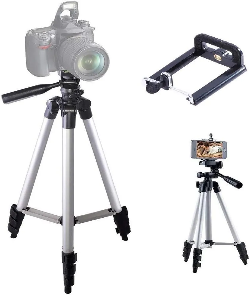 Retractable Aluminum Alloy Tripod Mount For Video Cameras Q-Zj32