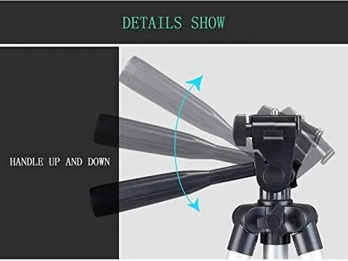 Retractable Aluminum Alloy Tripod Mount For Video Cameras Q-Zj32