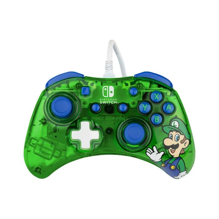 Rock Candy Nintendo Switch Wired Controller - Luigi