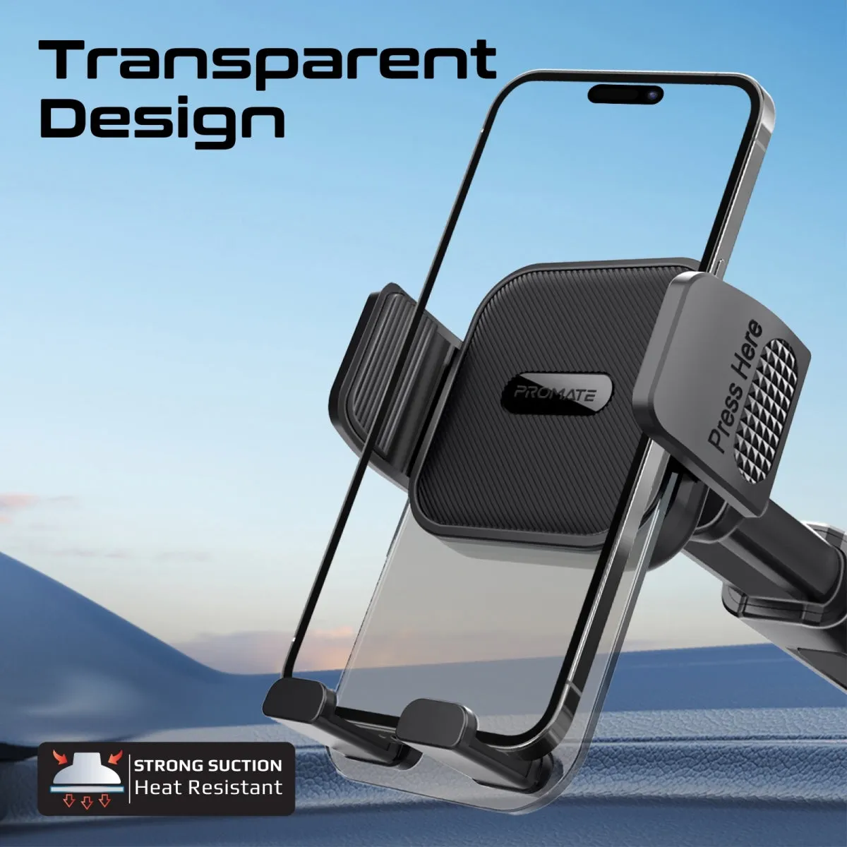 Secure Smartphone Holder Kit with Multiple Mounting Options