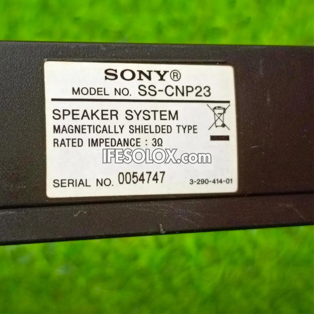 Sony SS-MSP23S 3Ohms Home Theater Surround Speakers Complete Set - Foreign Used