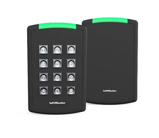 SRDRKP Keypad Smart Reader with Multi-Technology enables myQ Mobile Credentials at any entrance in the myQ Community system