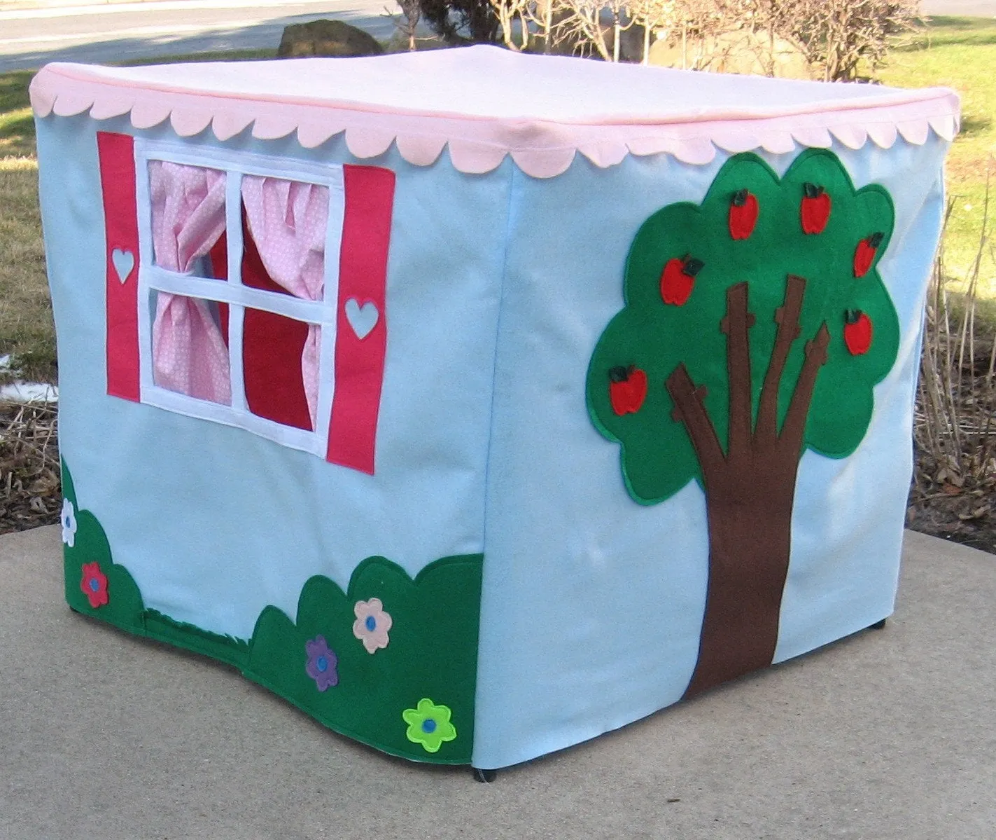 Standard Card Table Playhouse PATTERN, Instant Download ebook only, Sew Your Own Card Table Playhouse