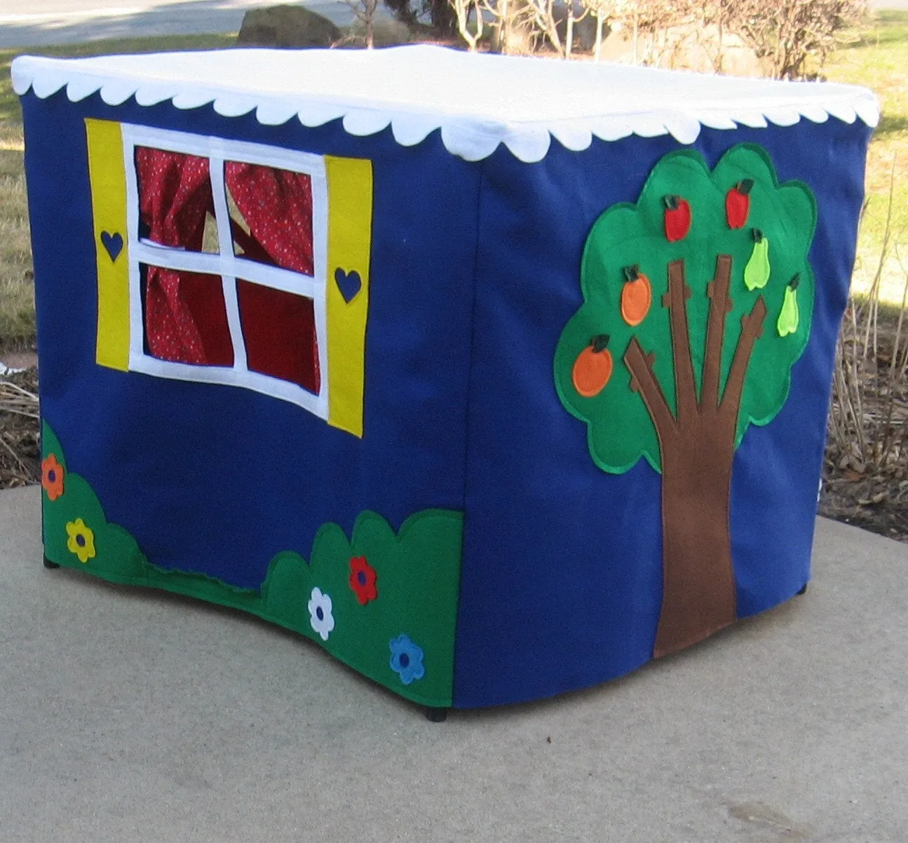 Standard Card Table Playhouse PATTERN, Instant Download ebook only, Sew Your Own Card Table Playhouse