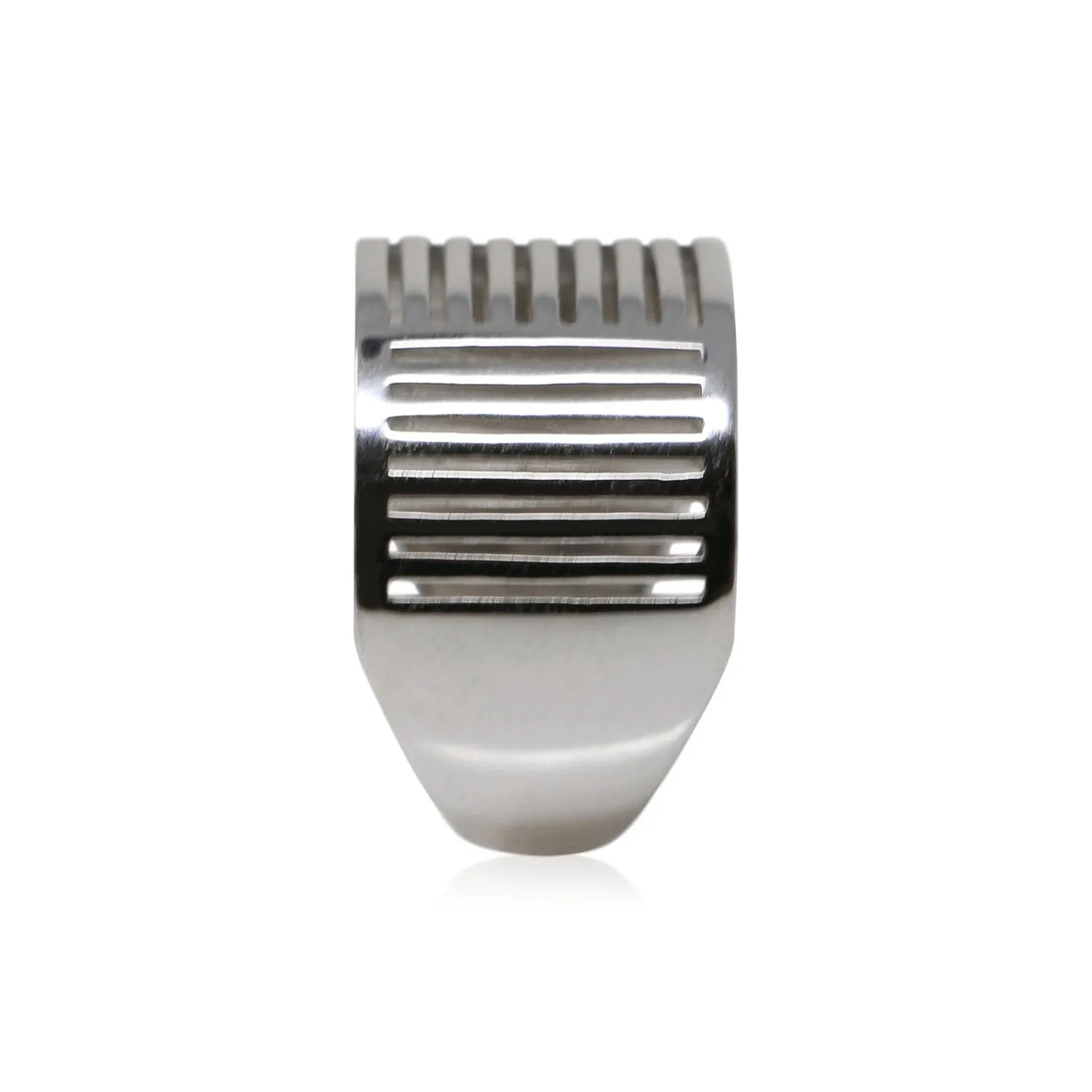 Sterling Silver Shutter Ring