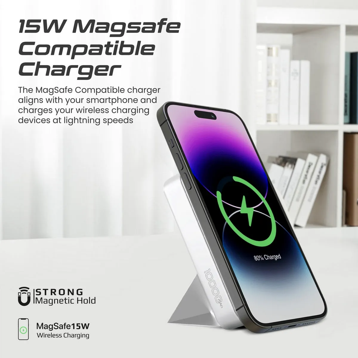 SuperCharge MagSafe Compatible & Apple Watch Wireless Charging Power Bank