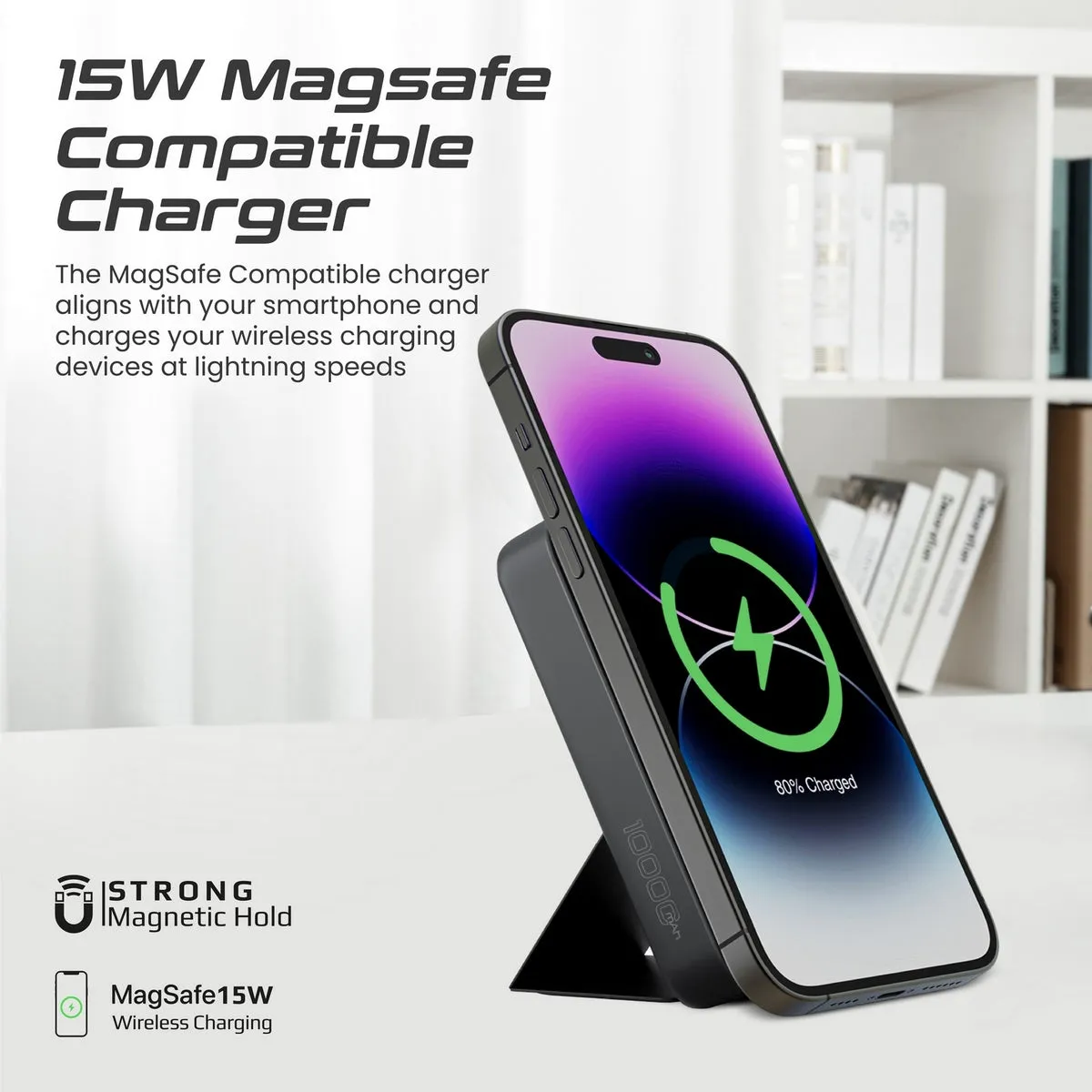 SuperCharge MagSafe Compatible & Apple Watch Wireless Charging Power Bank