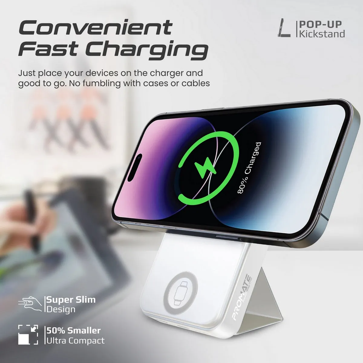 SuperCharge MagSafe Compatible & Apple Watch Wireless Charging Power Bank