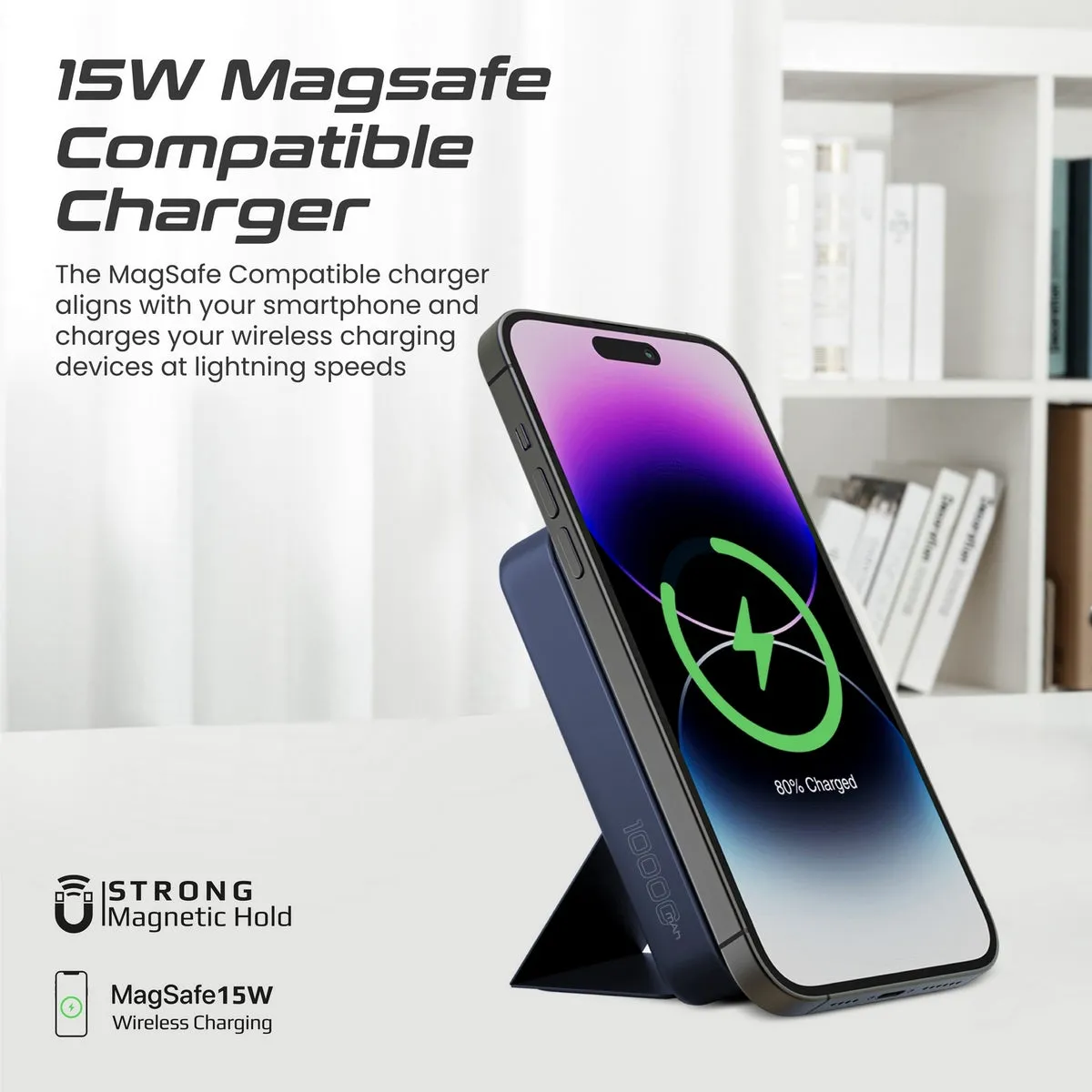 SuperCharge MagSafe Compatible & Apple Watch Wireless Charging Power Bank