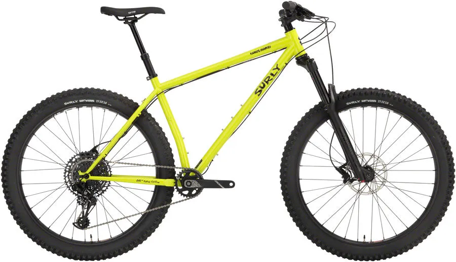 Surly Karate Monkey Front Suspension Bike - Lemon Lime Soda