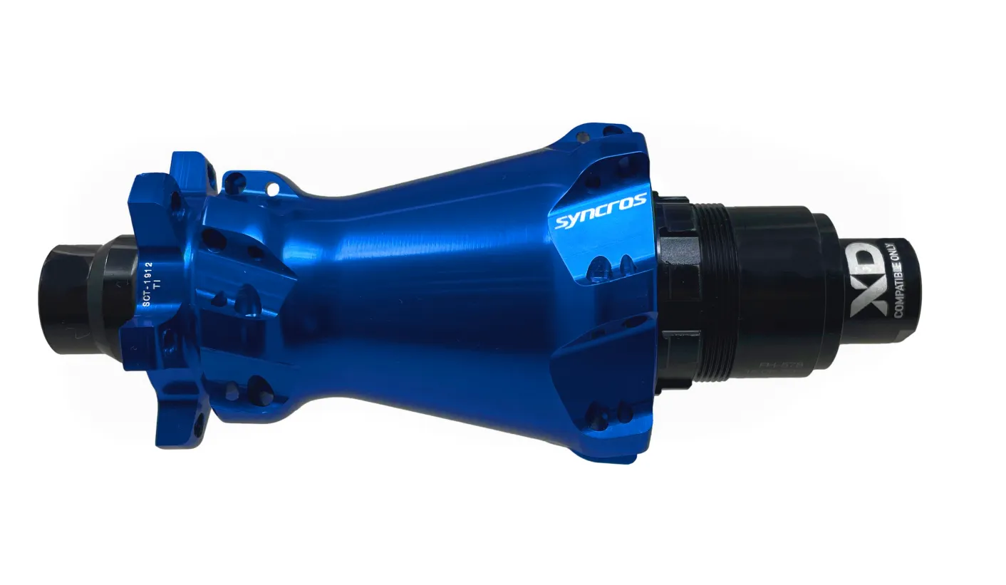 Syncros SCT Boost Rear Hub - 28 Hole - SRAM XD Driver - 6 Bolt Disc - Blue