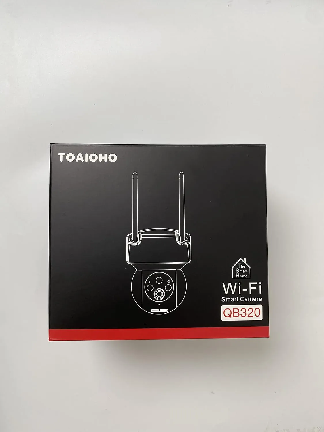 TOAIOHO 2K Outdoor Security Camera with Color Night Vision, Motion Detection and Alarm, 2-Way Talk, IP66 Waterproof, 360°Viewing, 2.4G