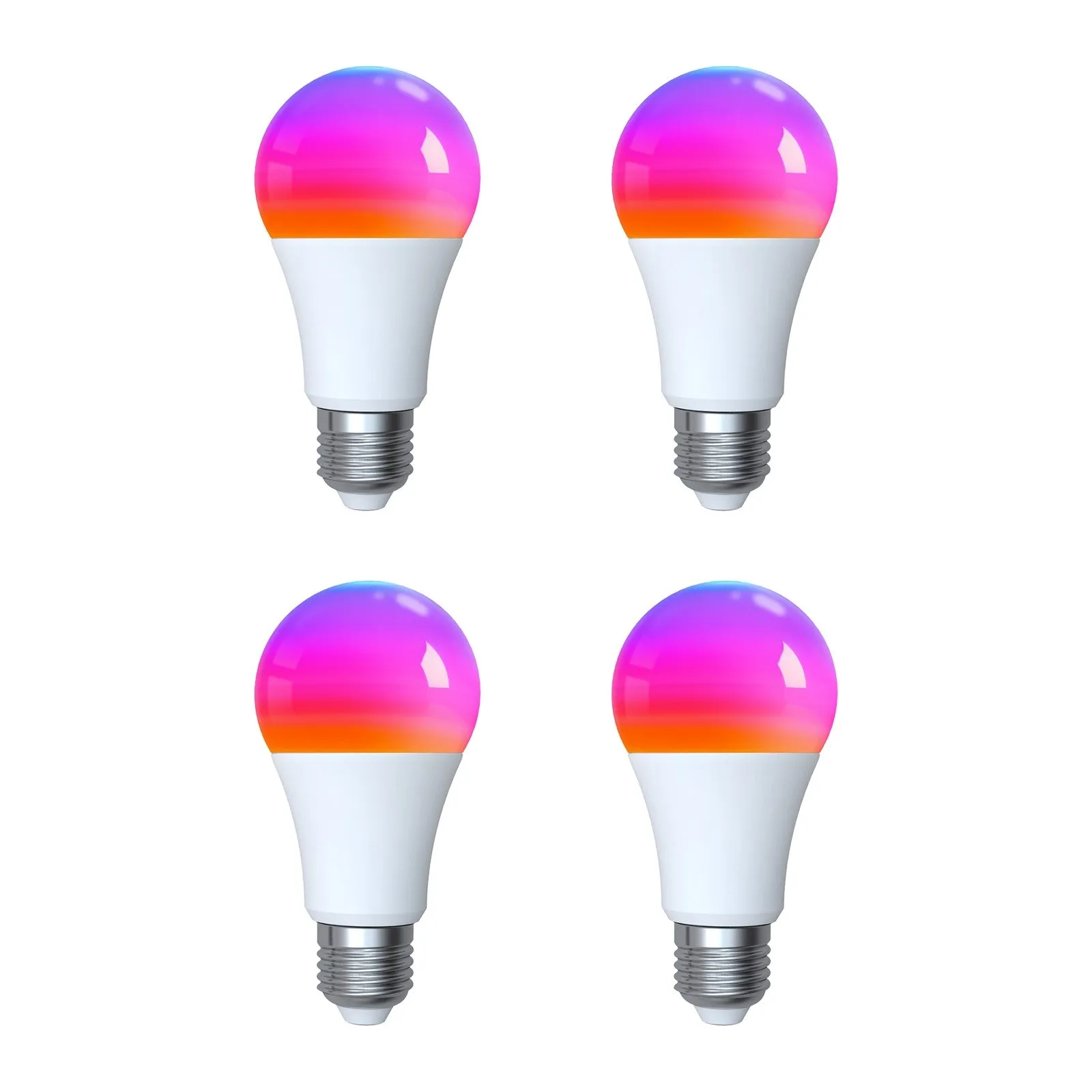 Tuya Matter WiFi Smart LED E27 Dimmable Light Bulbs RGB 2700K-6500K W C