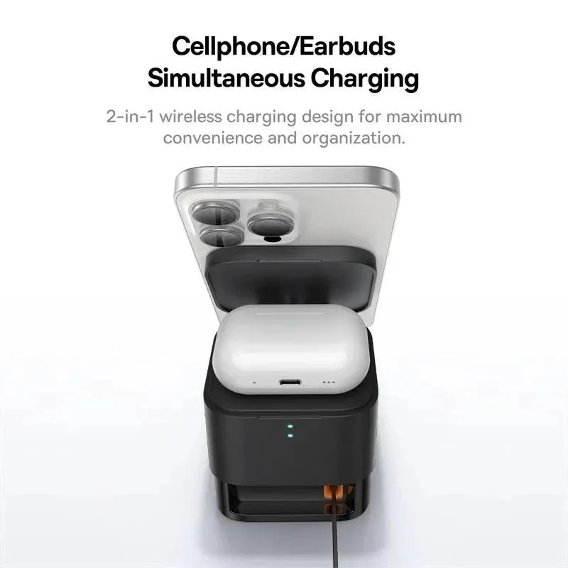 Ultimate 25W 2 in 1 IOS Magnetic Wireless Charger Stand Fast Charging