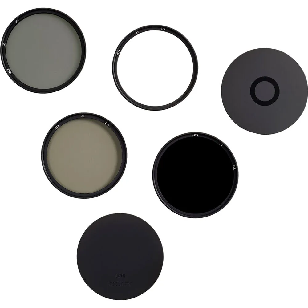 Urth UV, Circular Polarizing (CPL), ND8, ND1000 Lens Filter Kit (Plus )