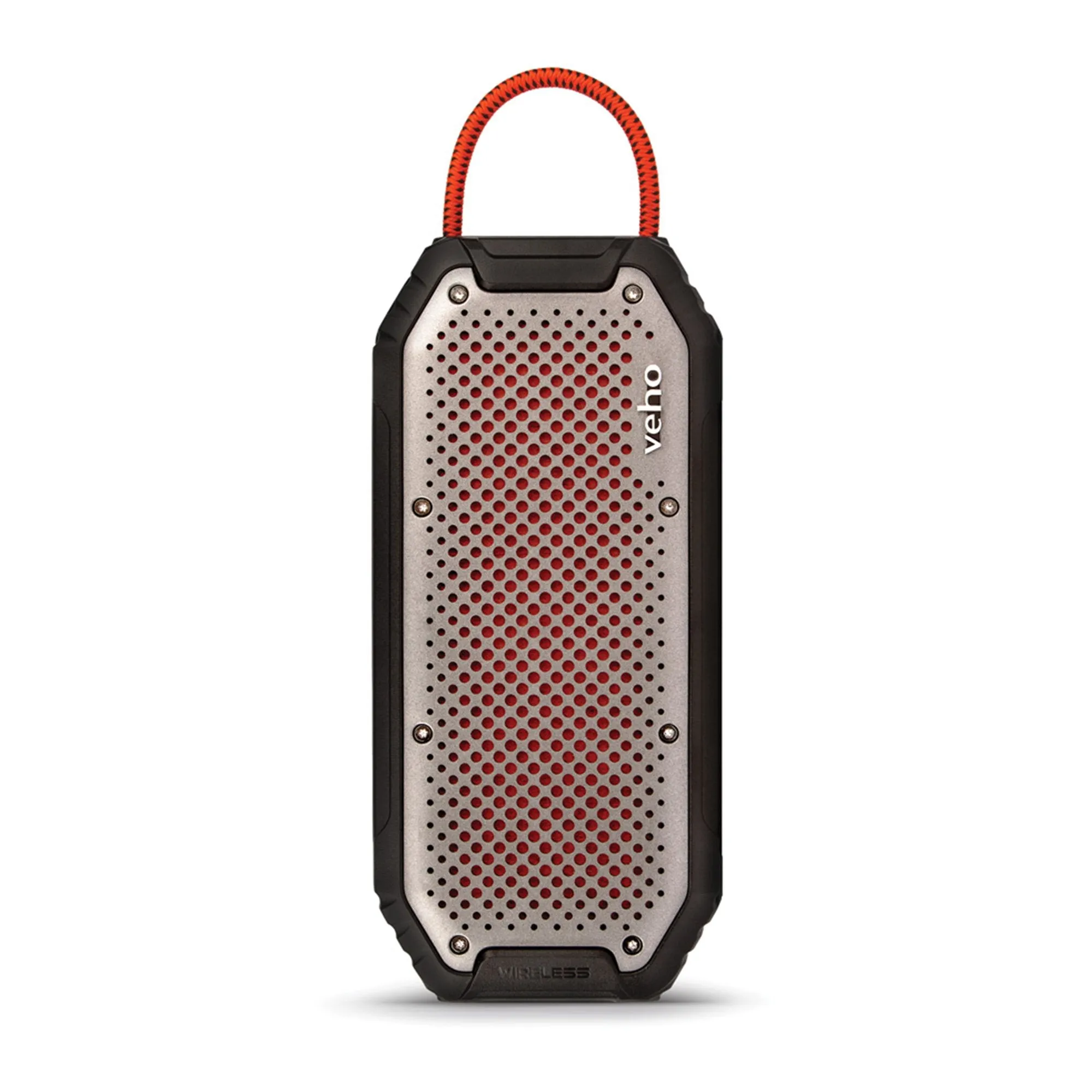 Veho MX-1 Water Resistant Rugged Bluetooth wireless Speaker with built-in power bank