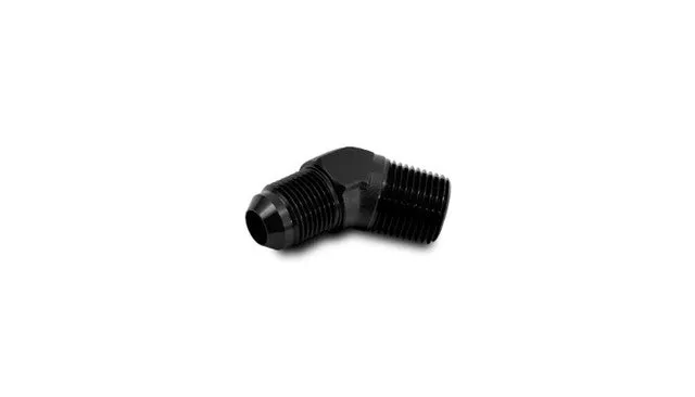 Vibrant AN Flare to Male NPT 45 Degree Adapter Fitting; Size: -10AN x 3/4" NPT - 10163