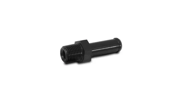 Vibrant Male NPT to Hose Barb Straight Adapter Fitting; NPT Size: 3/8"; Hose Size: 5/16" - 11277