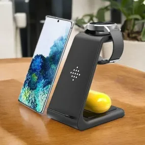 Wireless 3in1 Phone Charger Station for Samsung and iPhone's