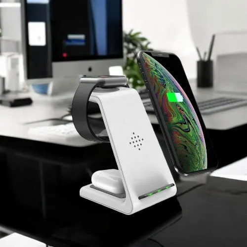 Wireless 3in1 Phone Charger Station for Samsung and iPhone's