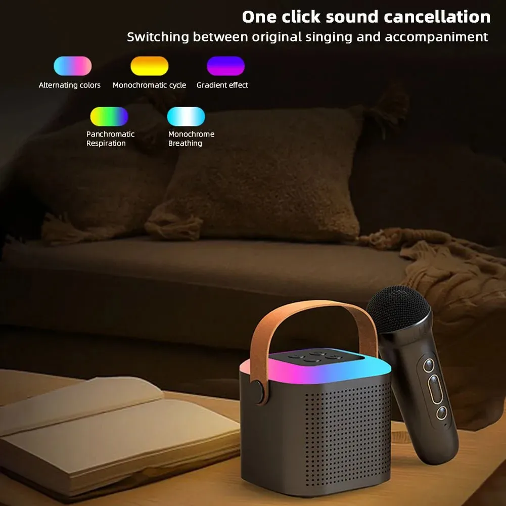 Wireless Bluetooth Speaker With Microphone | Portable Karaoke Machine