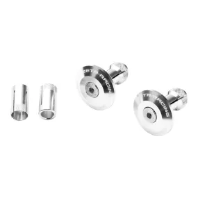 Zeta Bar End Plug 35mm 2pcs - Silver